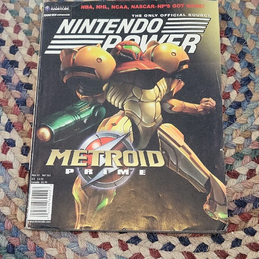 Nintendo Power Metroid Prime Cover - Gold and Black